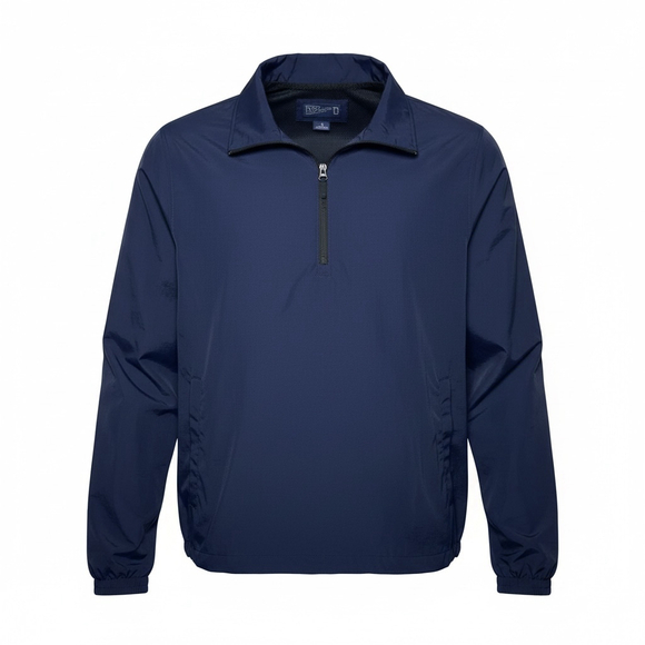 Lands' End Other - EUC Lands End Quarter Zip Water-Resistant Windbreaker Blue Jacket Large (42-44)